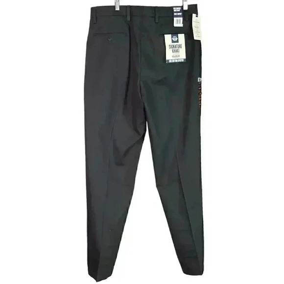 Dockers Pants Men's 34X34 Gray Relaxed Fit Comfort Waistband Khaki Stretch NEW - Picture 4 of 8